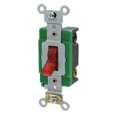 Interruptor for way verde con rojo ref.3032-plr levton